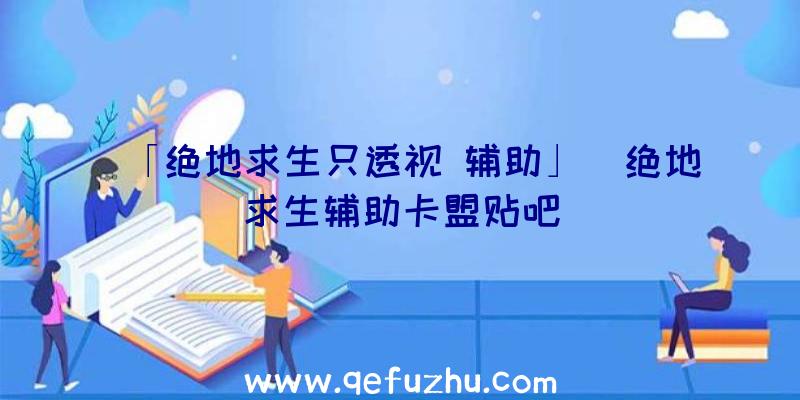「绝地求生只透视